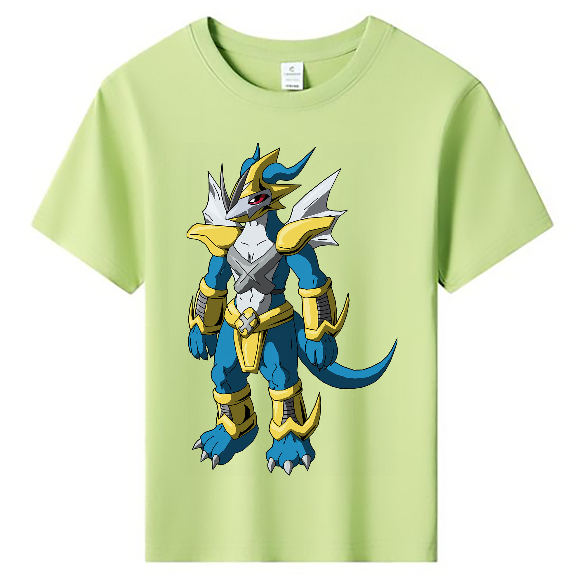 （画像用） Digimon デジタルモンスター/デジモン 綿100％キッズTシャツ（フロントプリント）